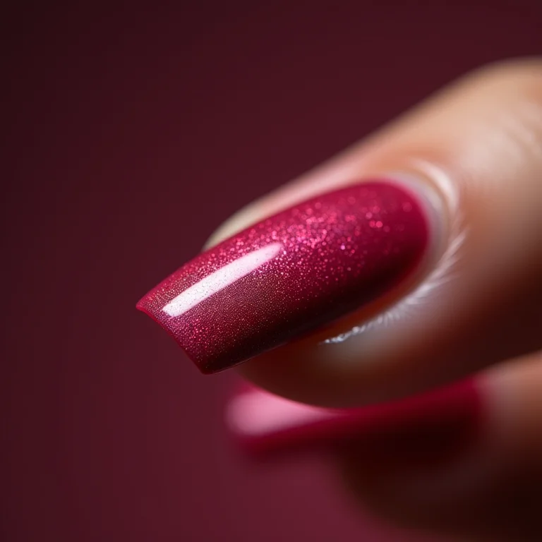 Close-up extremo de unha com Risqué Gabriela