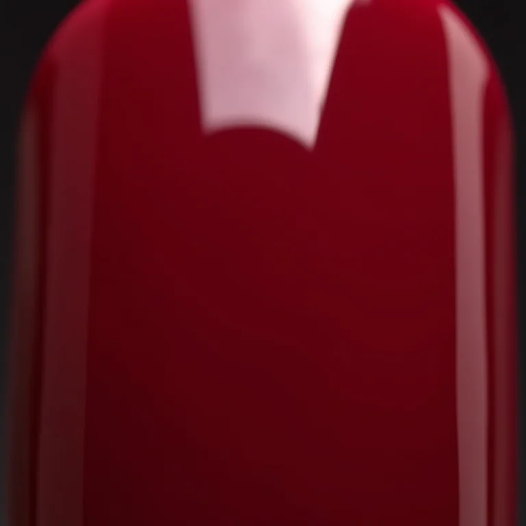 Close up extremo de unhas bordô sofisticadas