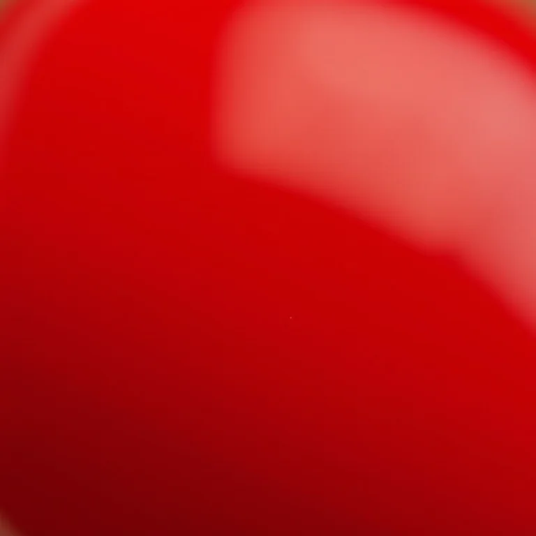 Close-up extremo de unhas vermelhas com brilho.