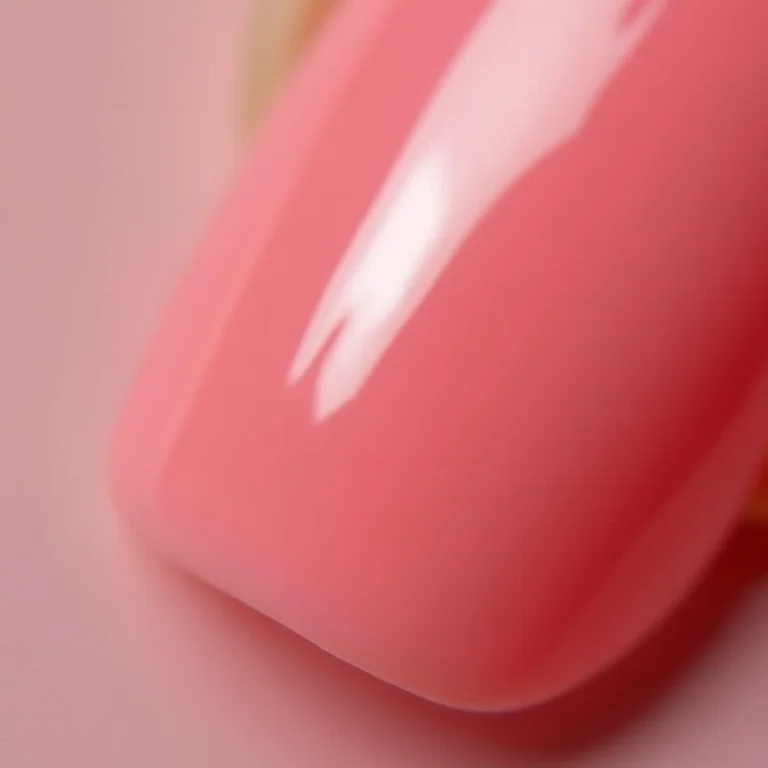 Close-up extremo mostrando vantagens da unha de gel