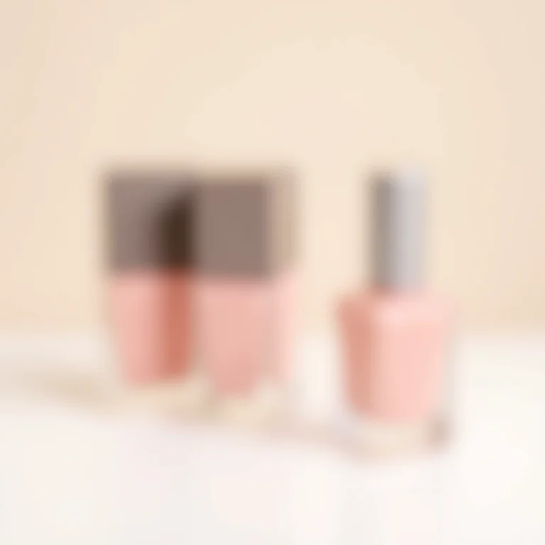 Coleção de esmaltes Risqué Nude em tons elegantes