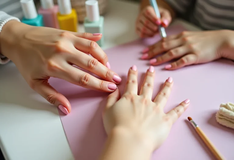 Como fazer francesinha em unha infantil sem borrar