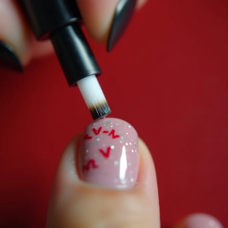 Como fazer para o nome não borrar nas unhas?