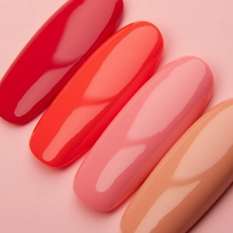 Comparação de cores de esmaltes Risqué