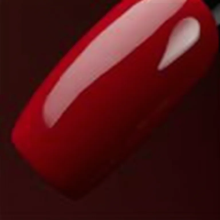 Comparativo de esmalte escuro com acabamento brilhante e fosco