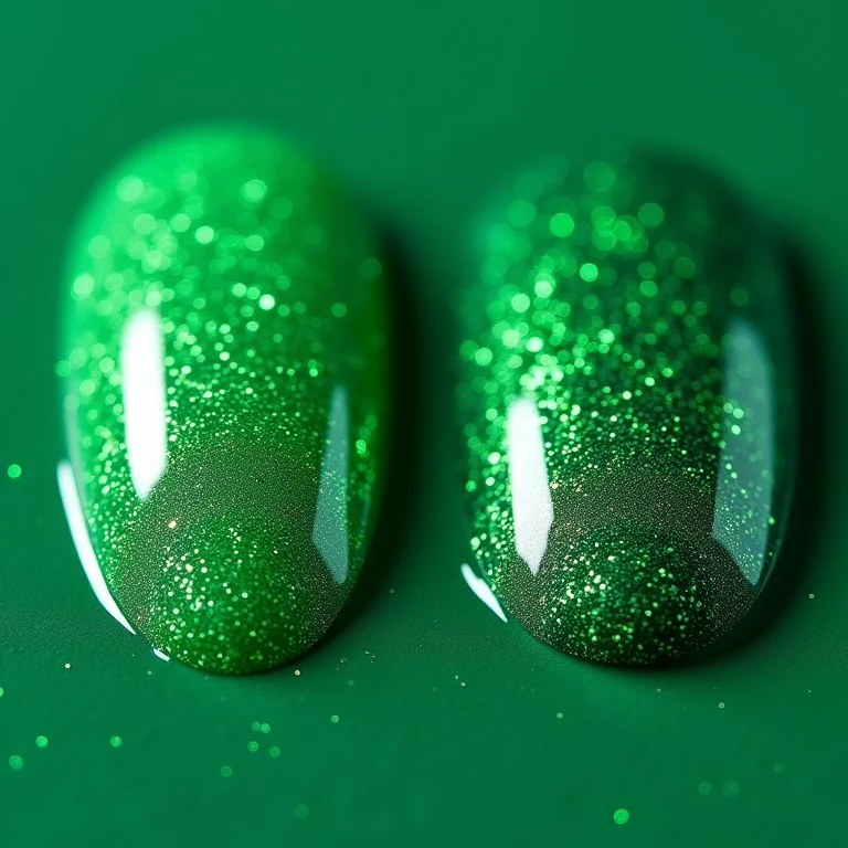 Comparativo glitter gel vs glitter comum