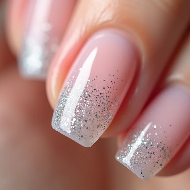 Cuidados com as unhas de fibra de vidro com glitter