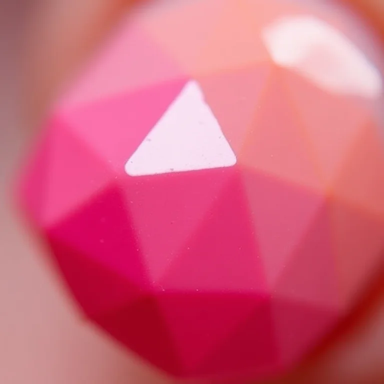 Desenhos geométricos em tons de rosa