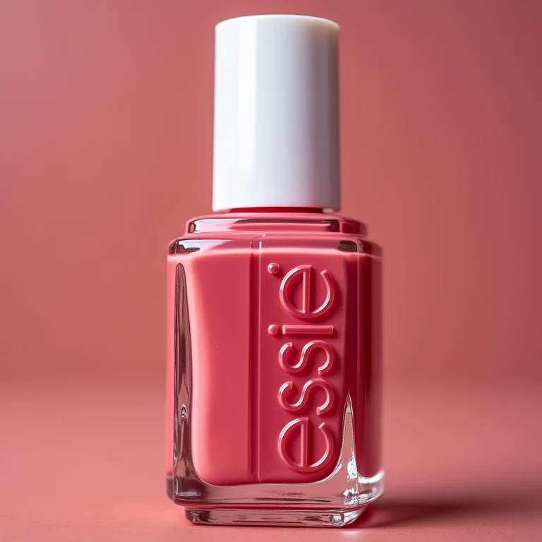 Detalhes de um frasco de esmalte Essie original