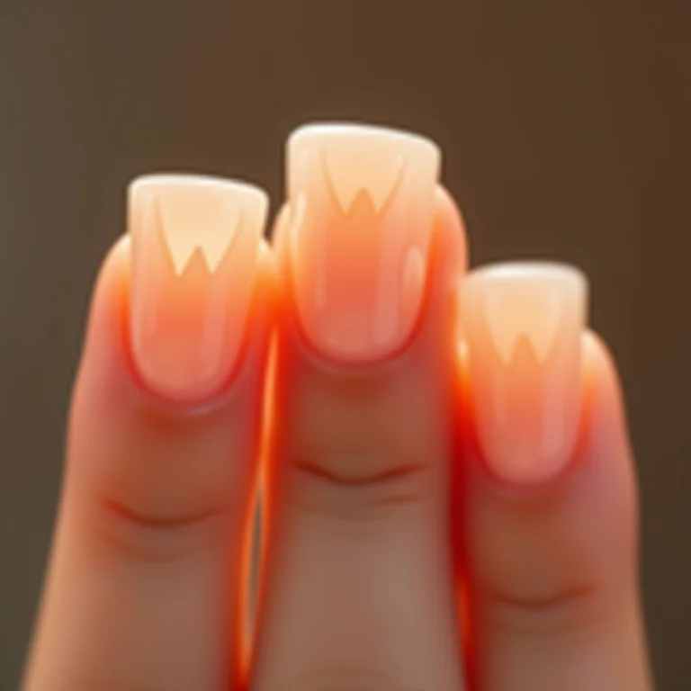 Diferentes formatos de unha com design 'W'.