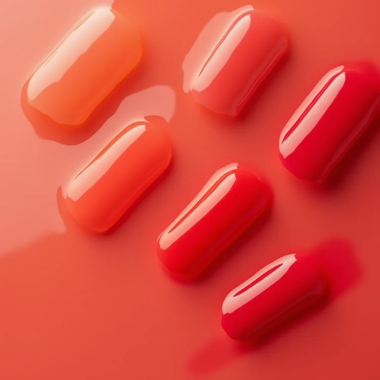 Diferentes tons de vermelho para cada tom de pele