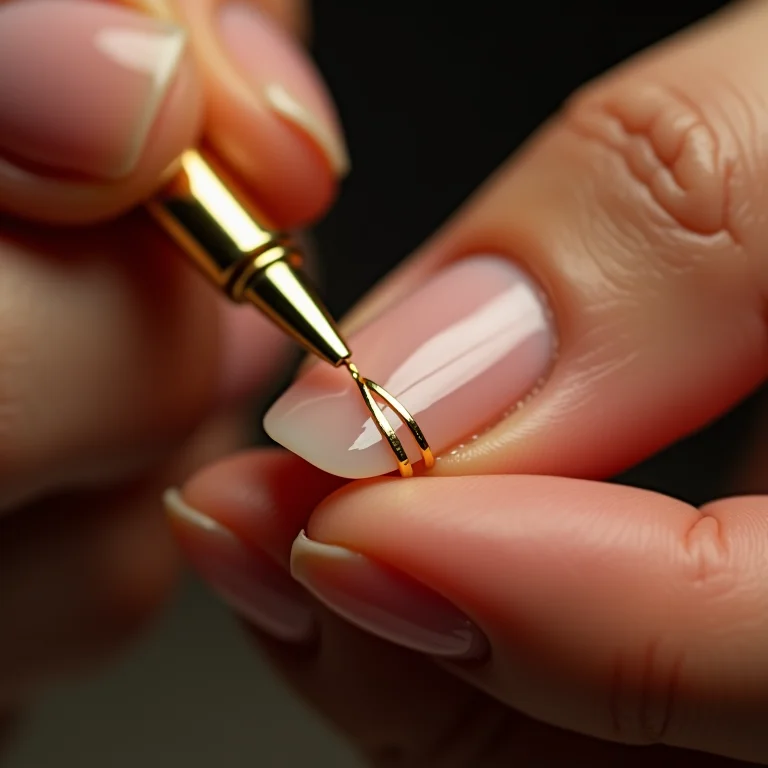 Dificuldade de aplicação de fios de ouro em casa