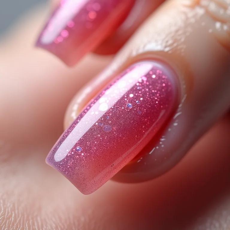Encapsulamento total em unhas de gel.