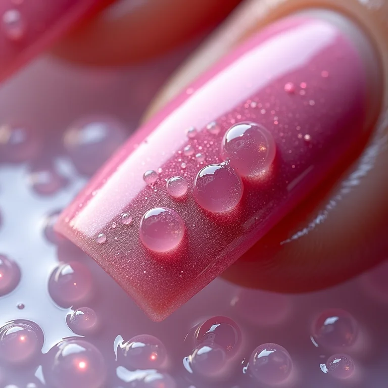 Esmalte com bolhas devido à exposição ao calor.