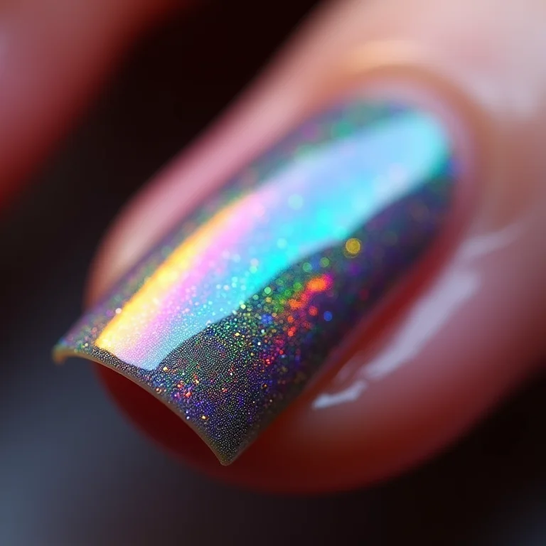 Esmalte holográfico.