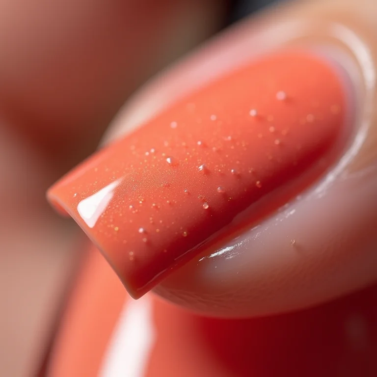 Esmalte Impala Cremoso Lua nas unhas.