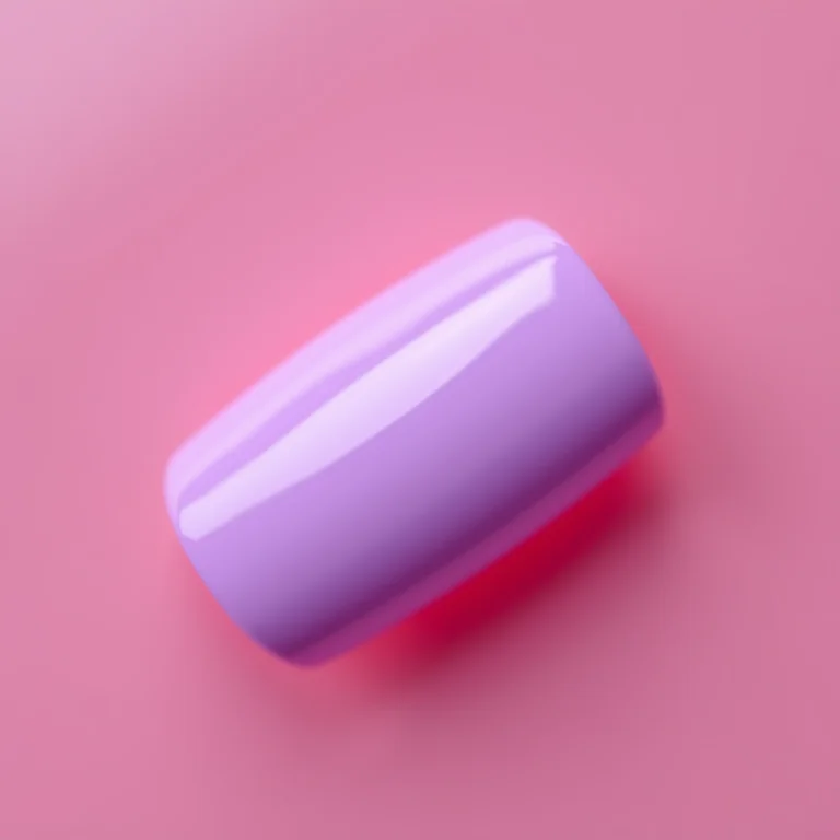 Esmalte lilás cremoso da Colorama