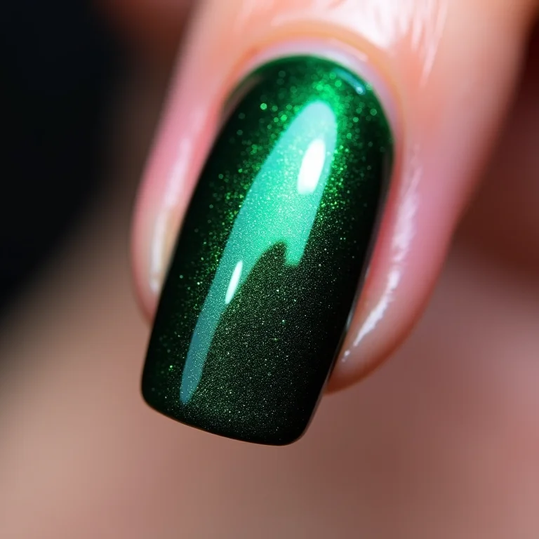 Esmalte magnético com efeito olho de gato