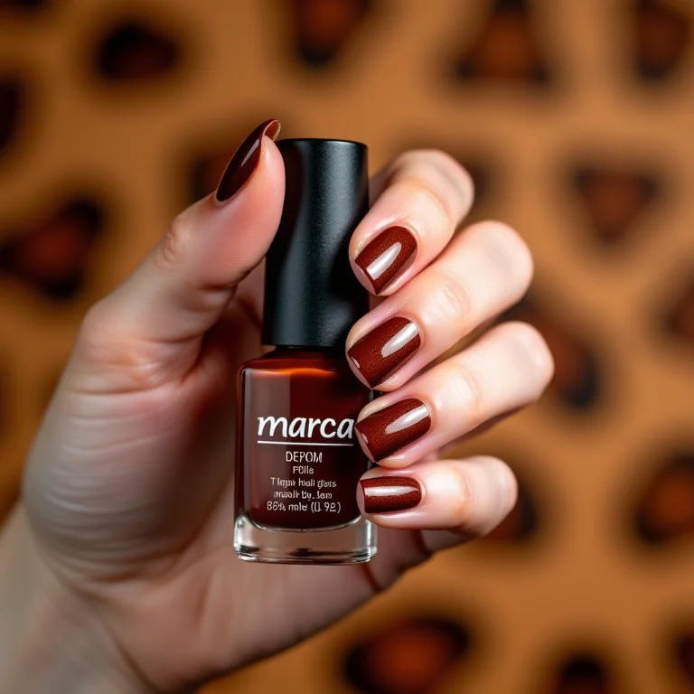 Esmalte marrom da [Marca]