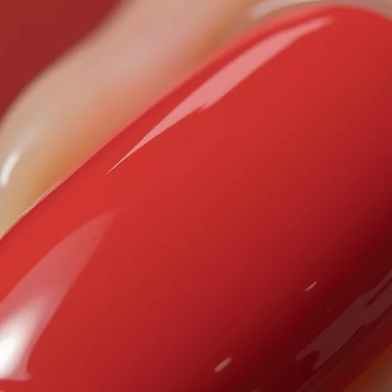 Esmalte marsala de longa duração e brilho intenso