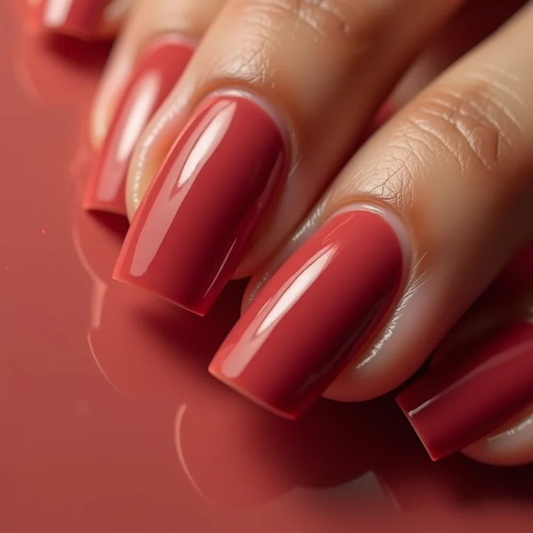 Esmalte marsala em diferentes tons de pele