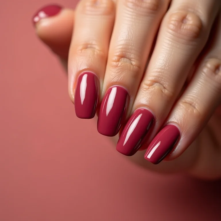 Esmalte marsala versátil para todas as idades