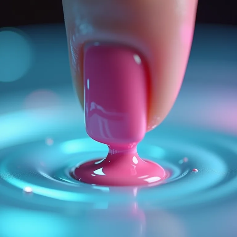 Esmalte não se espalha na água para marmorizar