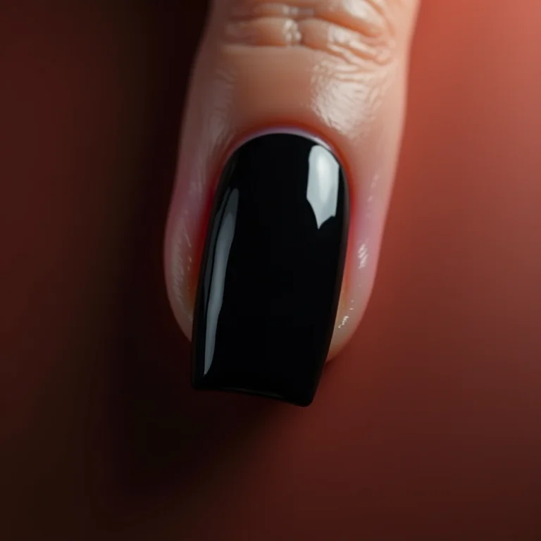 Esmalte preto cremoso Impala