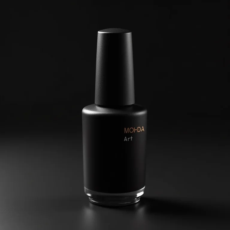 Esmalte preto fosco Mohda Matte Art