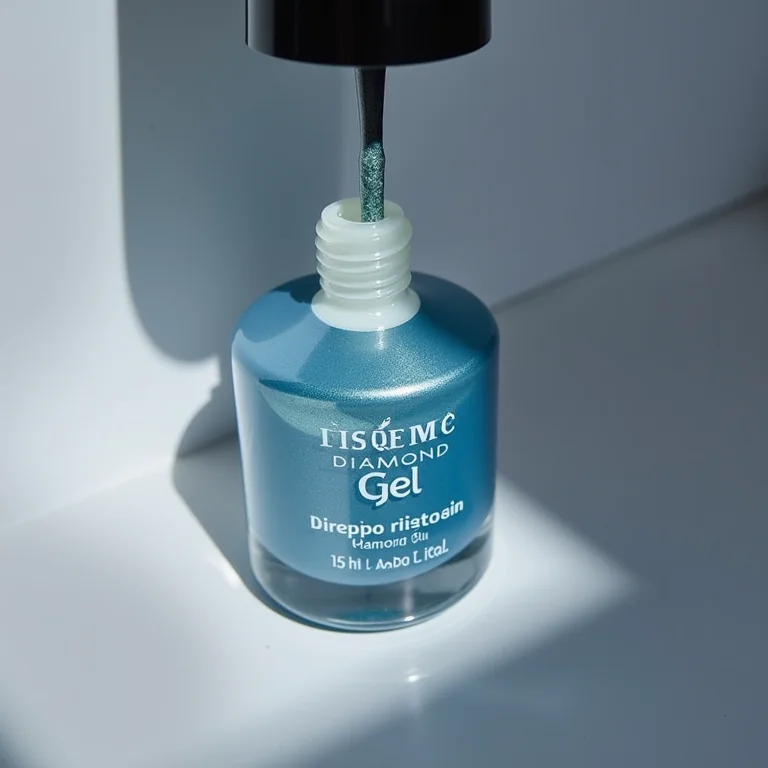 Esmalte Risqué Diamond Gel Branco Astral