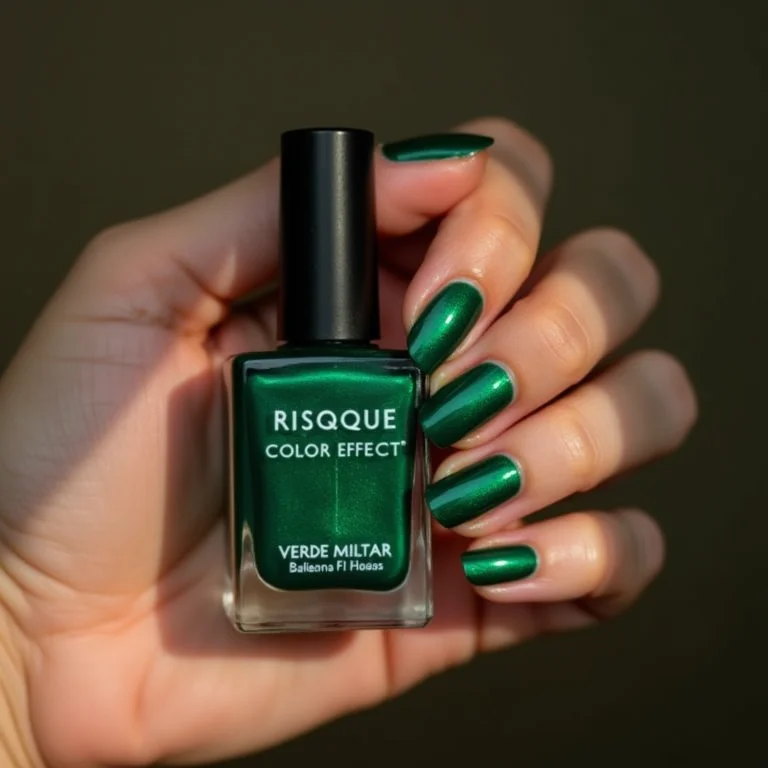 Esmalte Risqué Verde Militar