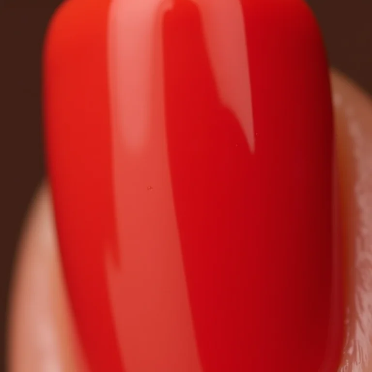 Esmalte vermelho cremoso Impala Festa