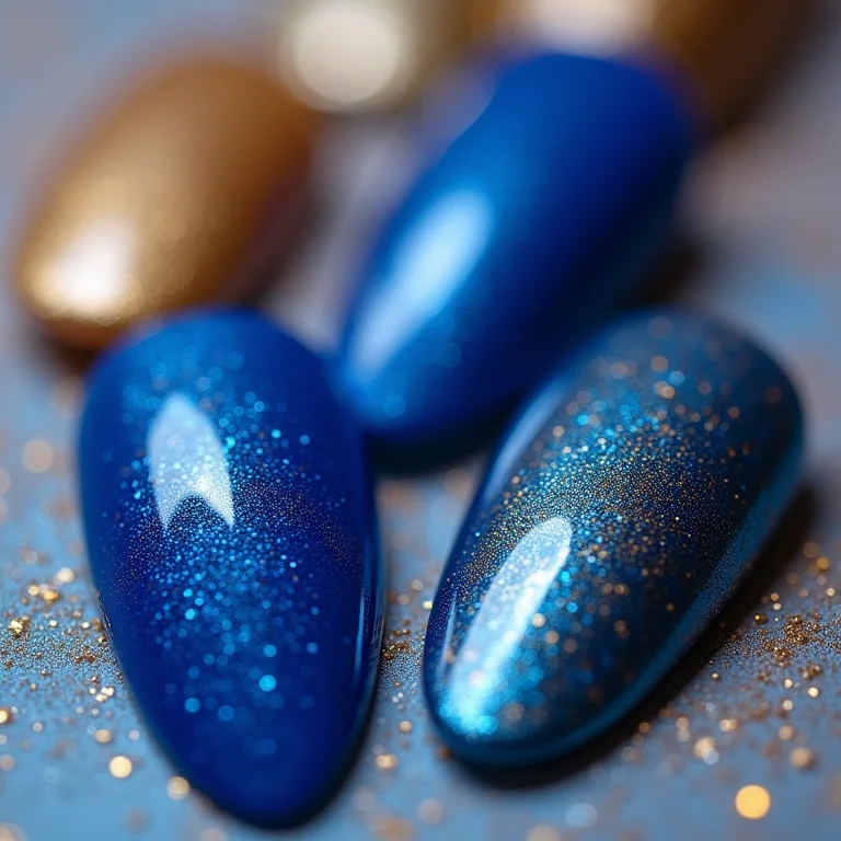 Esmaltes Azul e Dourado da Impala
