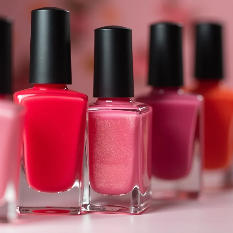 Esmaltes com etiquetas