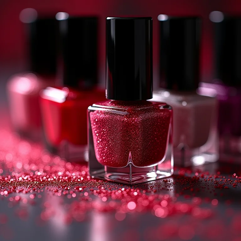 Esmaltes com glitter da Risqué