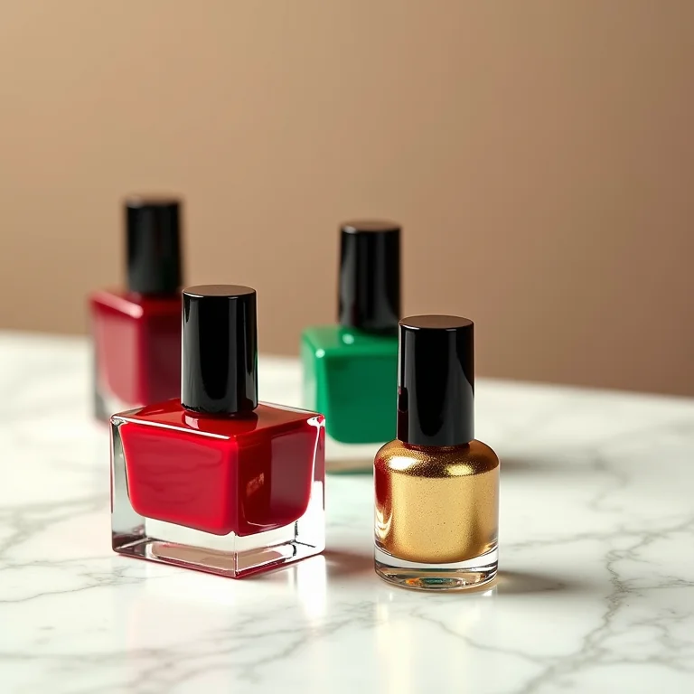 Esmaltes em tons clássicos e elegantes para o Natal