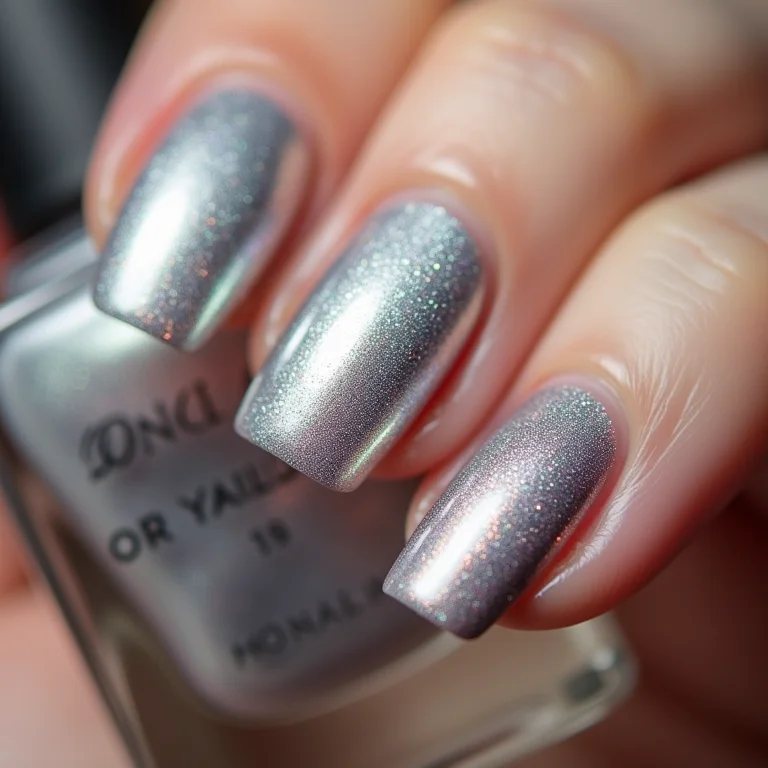 Esmaltes holográficos e metálicos prata