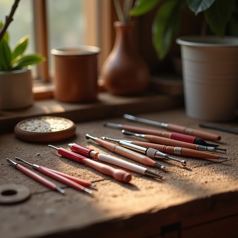 Ferramentas essenciais para decoração de unhas organizadas.