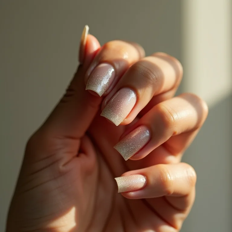 Filha única com aplicação de glitter solto