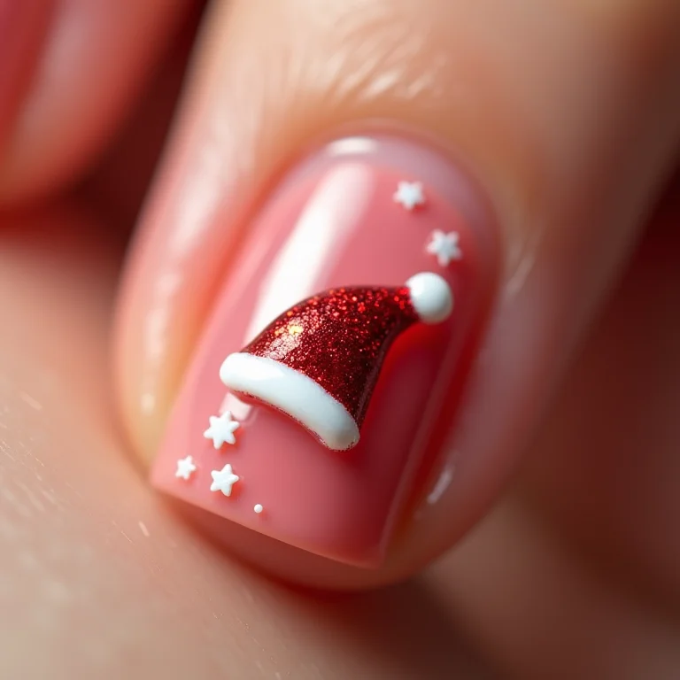 Filha única com detalhe natalino.