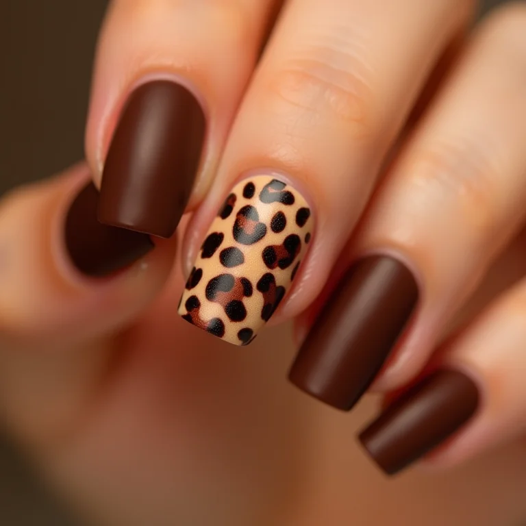 Filha única com estampa de oncinha marrom