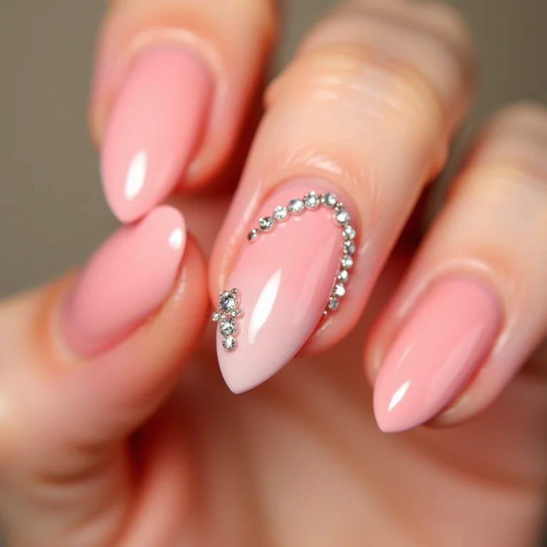 Filha única com pedraria e degradê