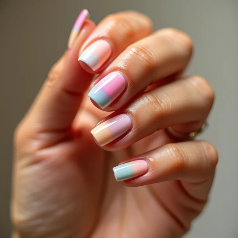 Francesinha colorida em tons pastel