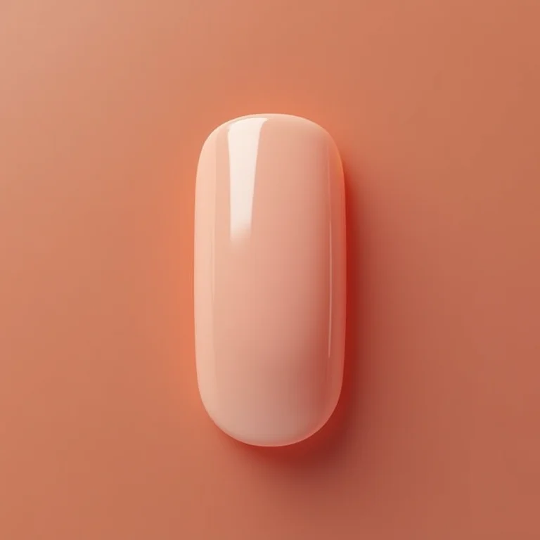 Francesinha com esmalte nude