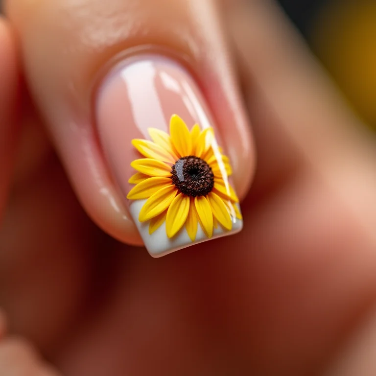 Francesinha com girassol na ponta.