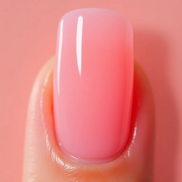 Francesinha cor de rosa invertida em close-up.