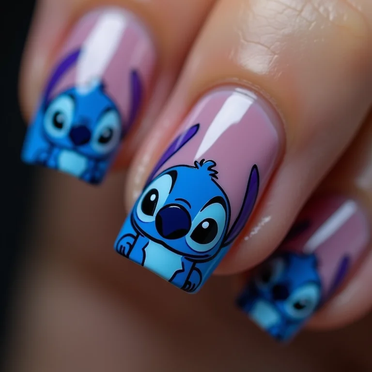 Francesinha divertida com tema do Stitch.