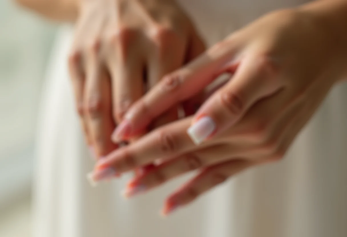 Francesinha para noivas: unhas delicadas e modernas