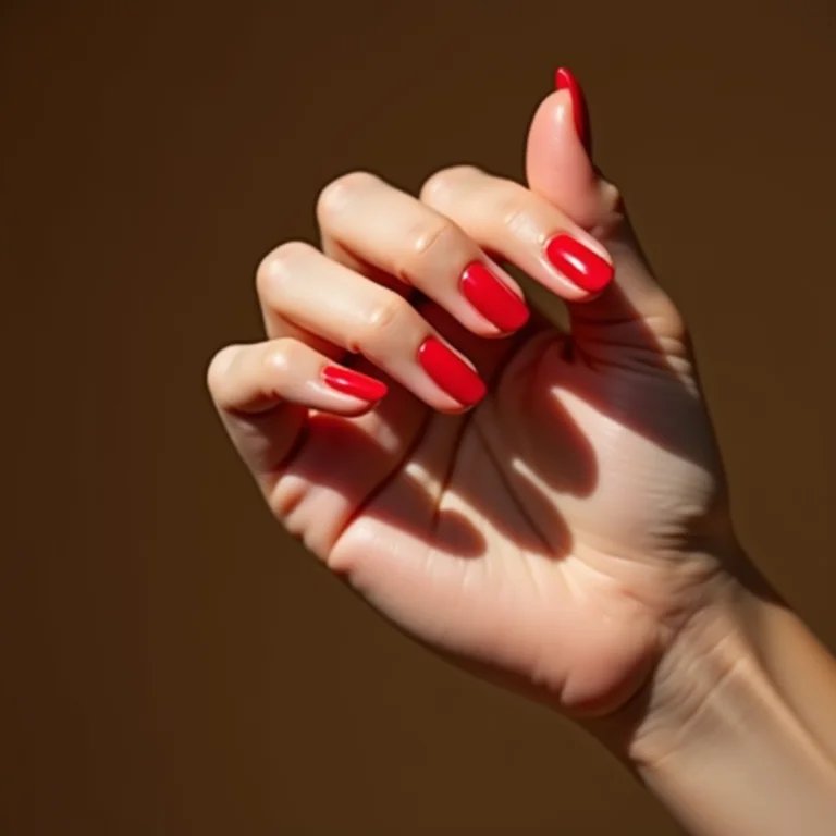 Francesinha reinventada: unhas vermelhas modernas
