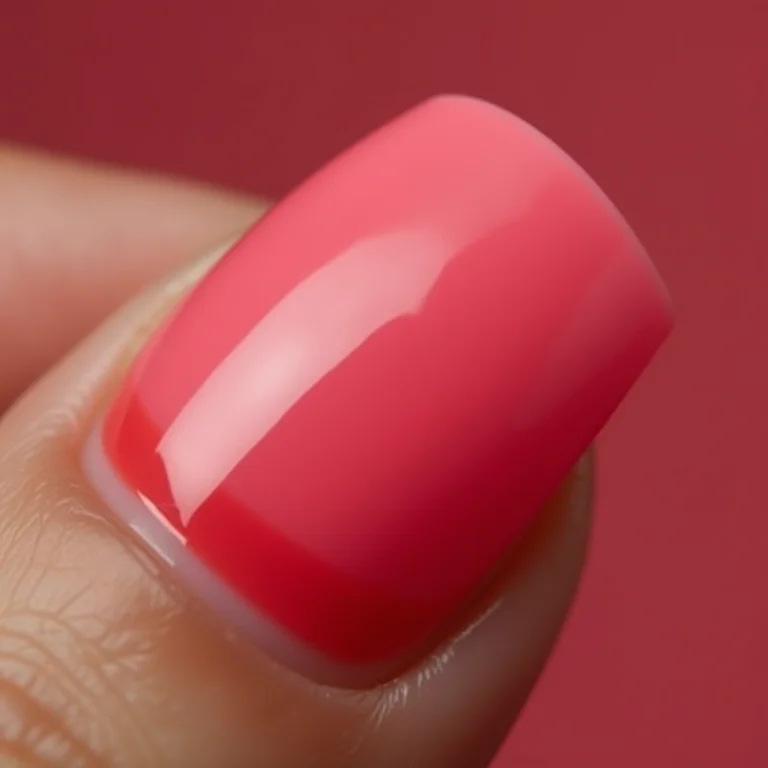 Francesinha rosa em detalhe macro